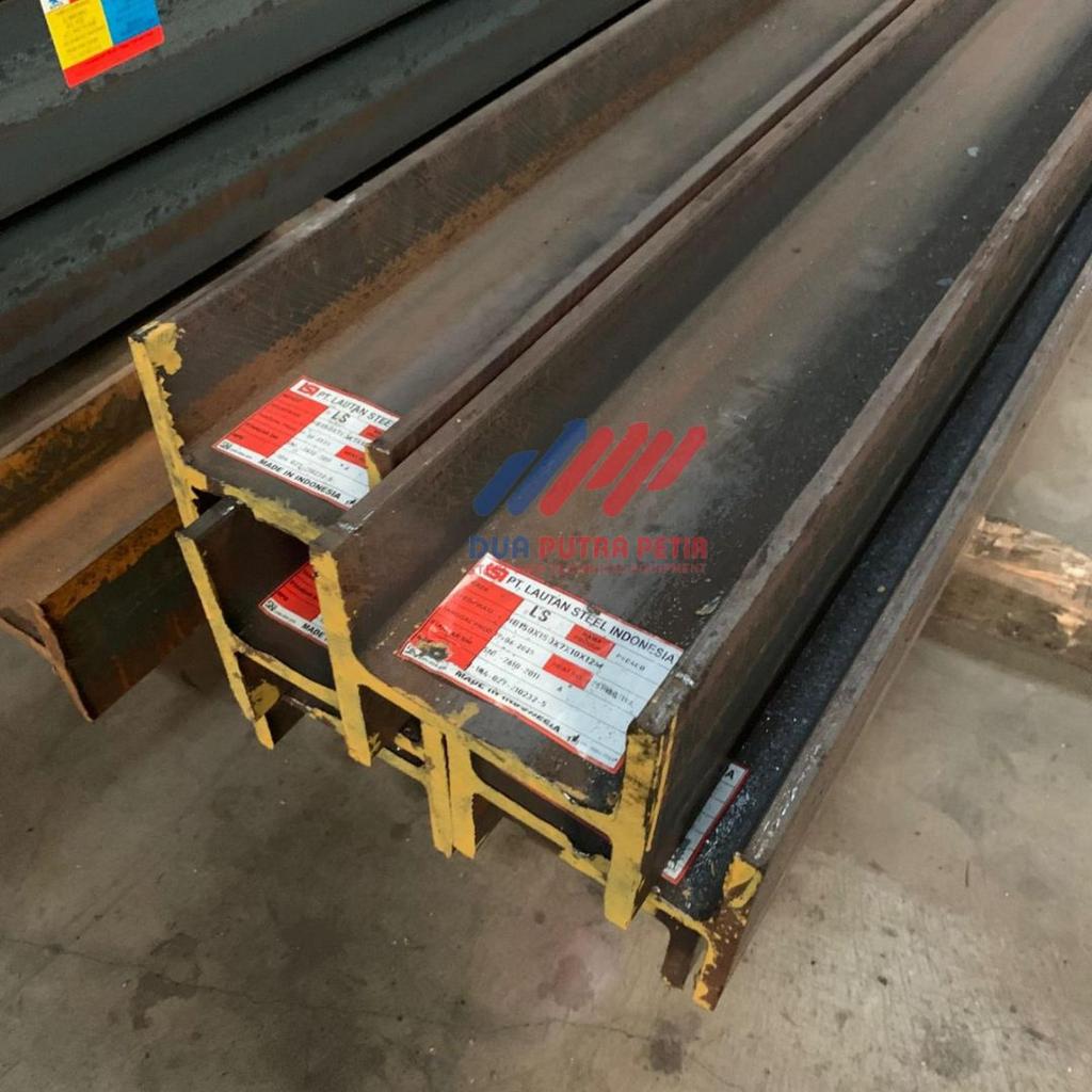 H Beam 150 x 150 x 7 x 10 mm 12 m Besi H Beam 150 Panjang 12 m Berat 378 kg Besi H Beam 150 Surabaya