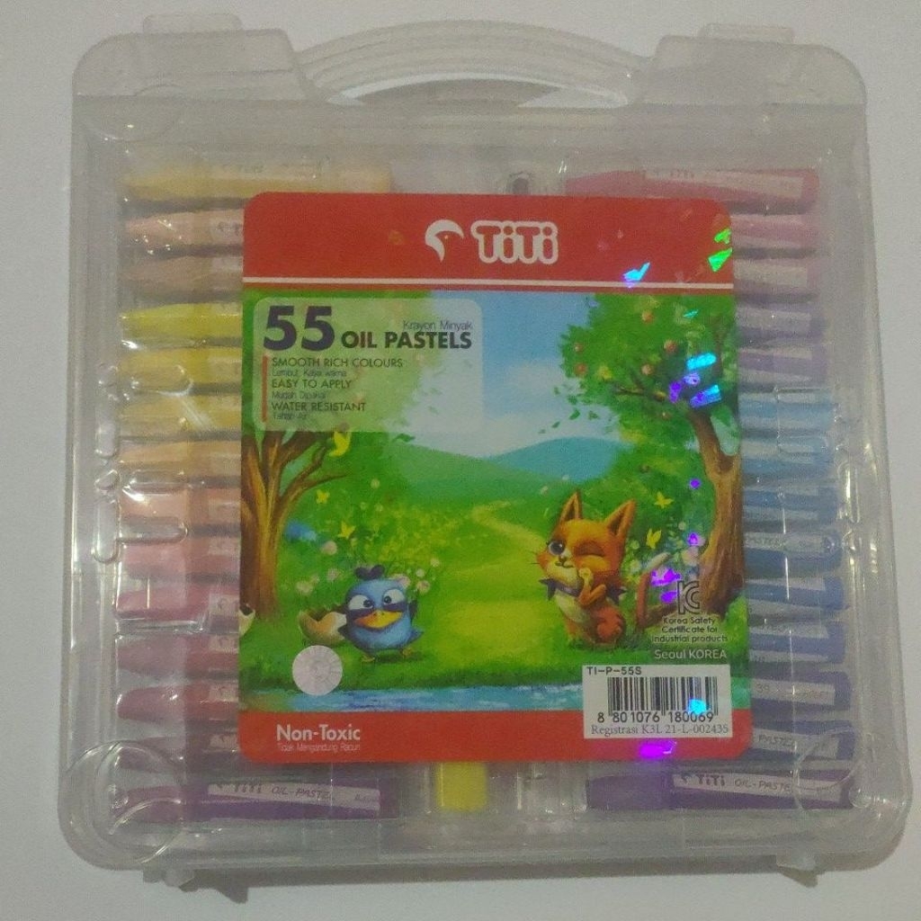 Krayon Titi 55 warna.