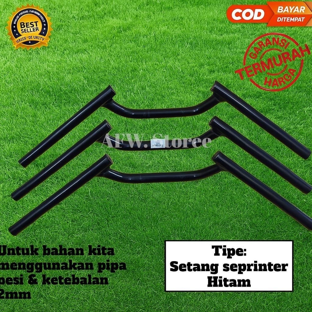 STANG/STIR SPRINTER PENDEK RACING HEREX HITAM BERKUALITAS
