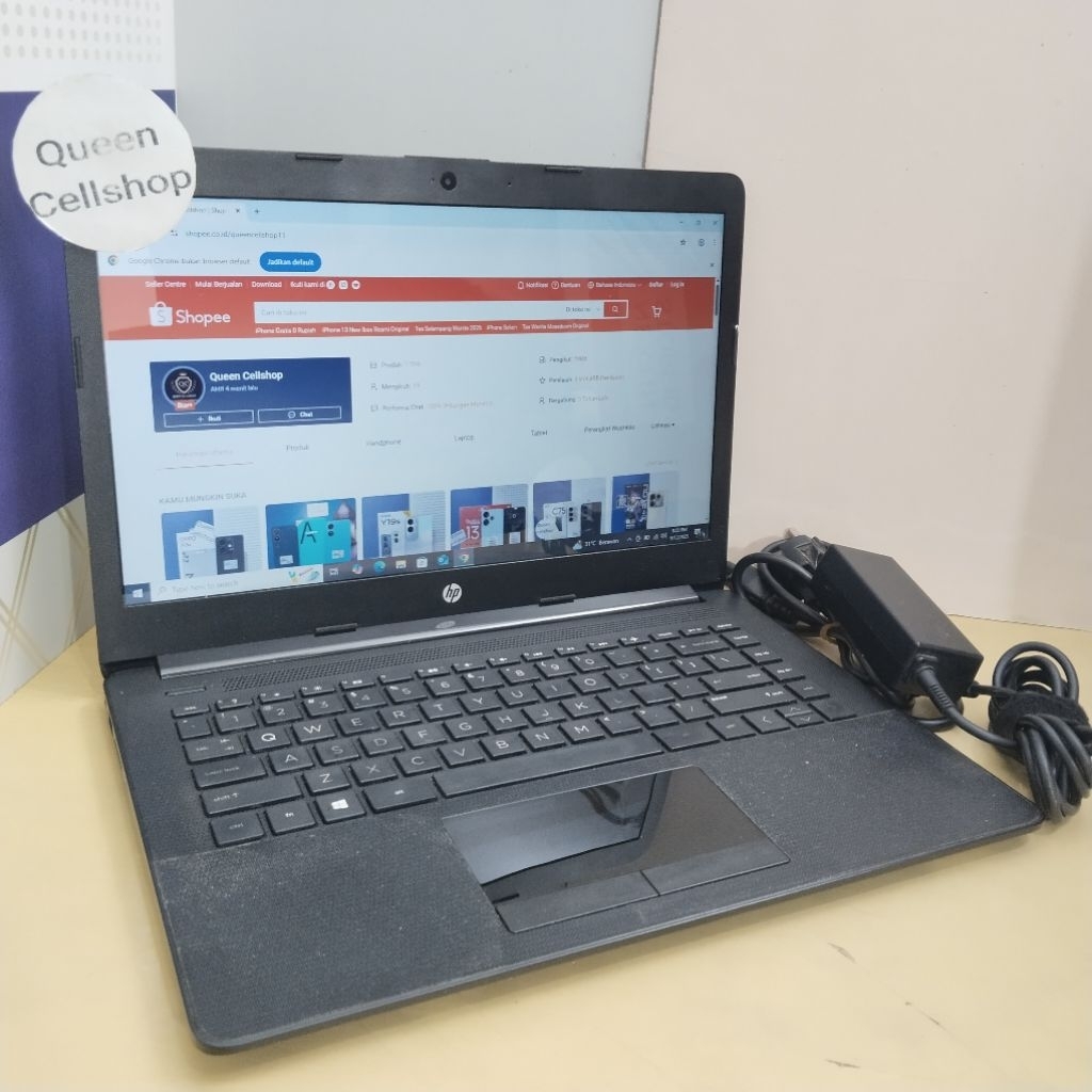 LAPTOP HP 14-CM0XXX AMD E2 9000E 4GB 14INCH SECOND MULUS BERGARANSI