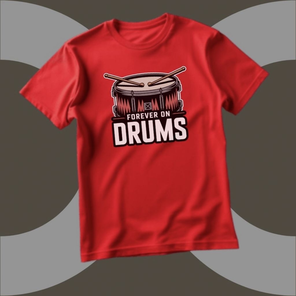 KAOS DRUM ORIGINAL FOD Clothing XZ 013 || Kaos Drummer || Baju Drum || Baju Drummer || Kaos Band || 