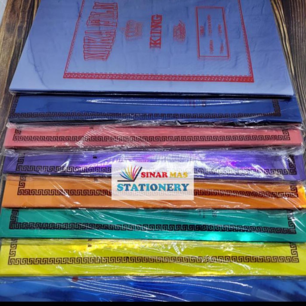

Plastik Jilid Mika Film 0.7 mm Mica Warna Folio F4 King AKS Kristal -