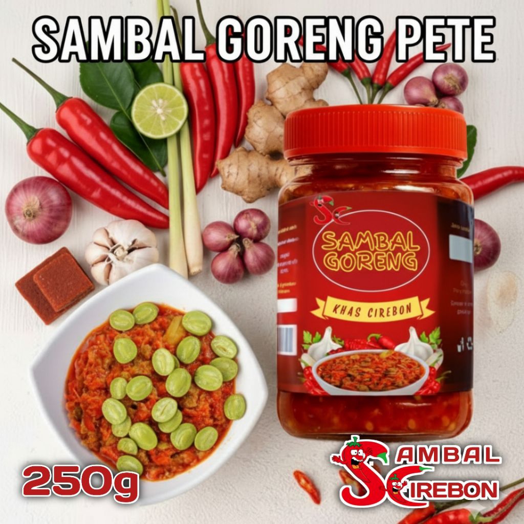 

SAMBAL GORENG PETE Rasa khas Nusantara dengan perpaduan rempah pilihan, gurih dan pedas seimbang.