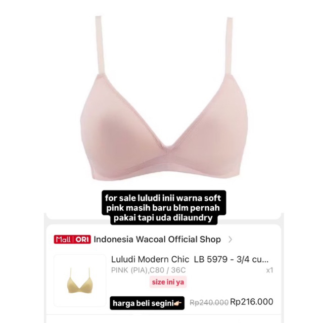 luludi bra pink