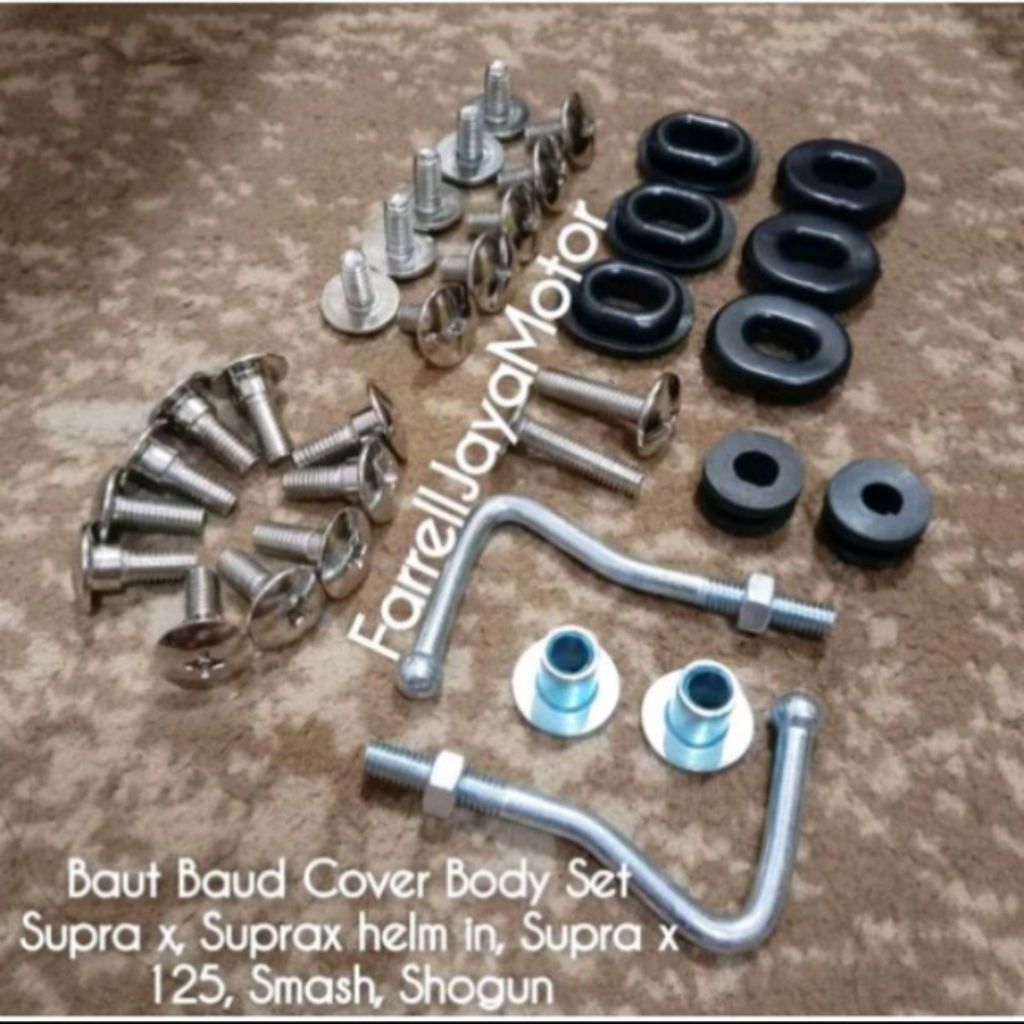 Baud baut set cover body supra x, helm in 125 , smash, hogun