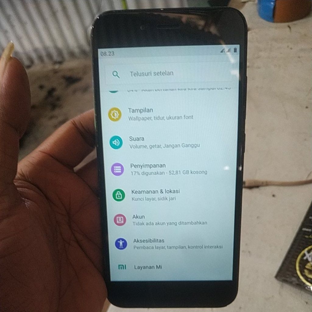 hp xiaomi a1 ram 4/64 second nurmal baca deskripsi