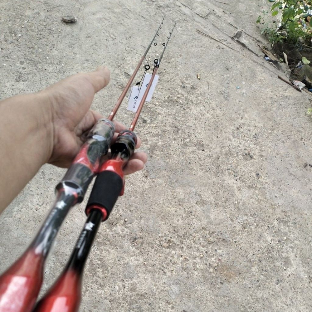 alat pancing Joran exvius ashura 602UL solid carbon fuji ring