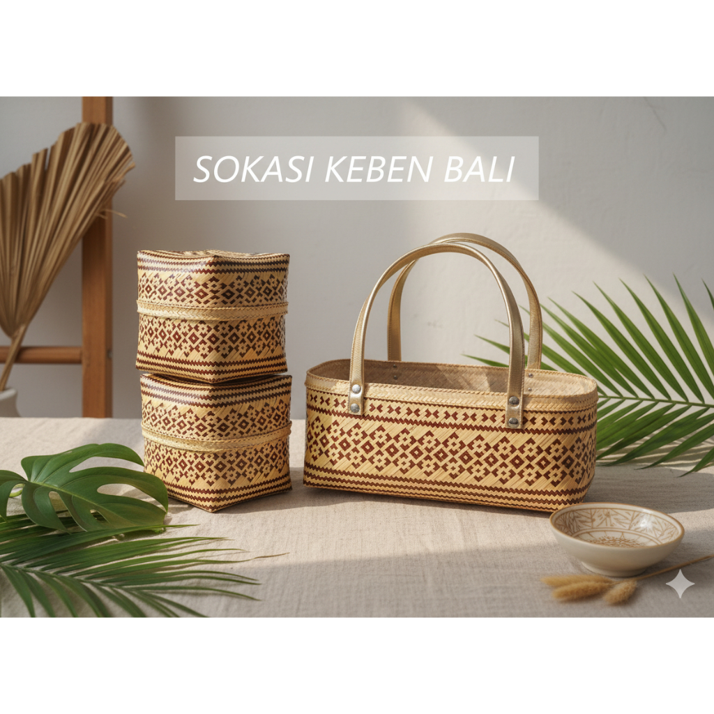 Tas Set 2 Bambu| Sokasi| Keben