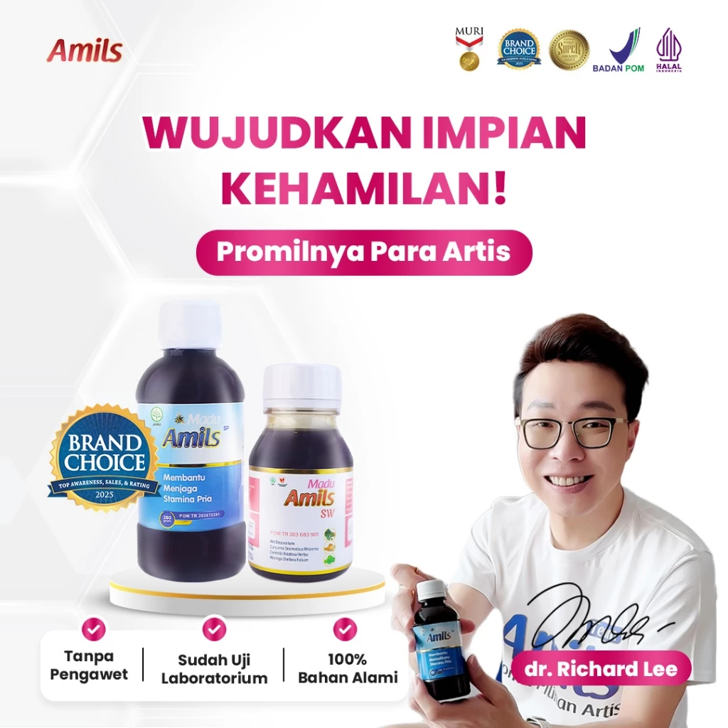 Madu AMILS Program Hamil Promil Suami Istri Tingkatkan Kesuburan Rahim Dan Stamina Suami