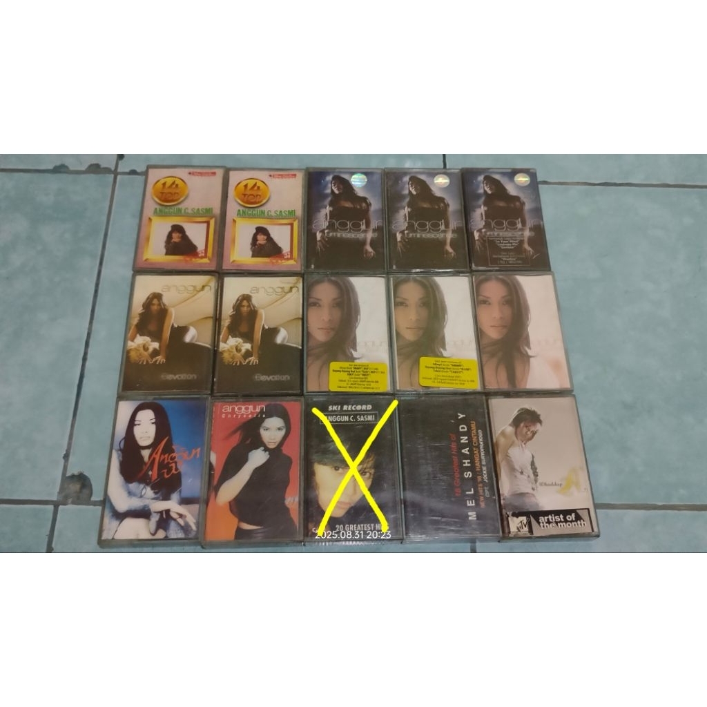 Kaset Album Anggun C Sasmi dkk