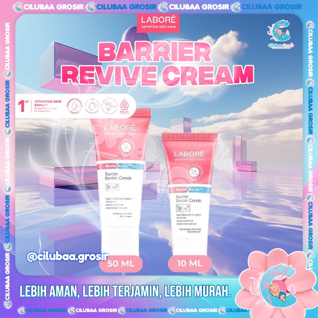 LABORE Biome Repair Barrier Revive Cream 10mL & 50mL || Krim Pelembab Kulit Sensitif || Moisturizer 