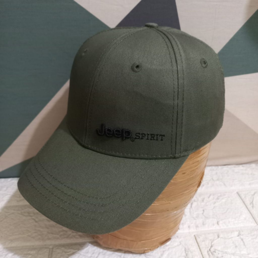 Topi Je3p Spirit Topi Original Second Topi Hijau Army stok 7342