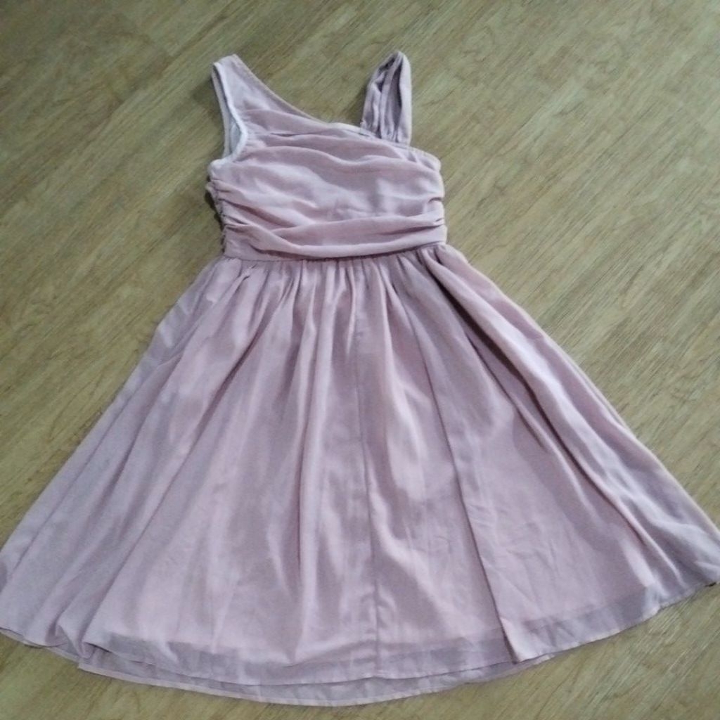 dress dusty pink preloved