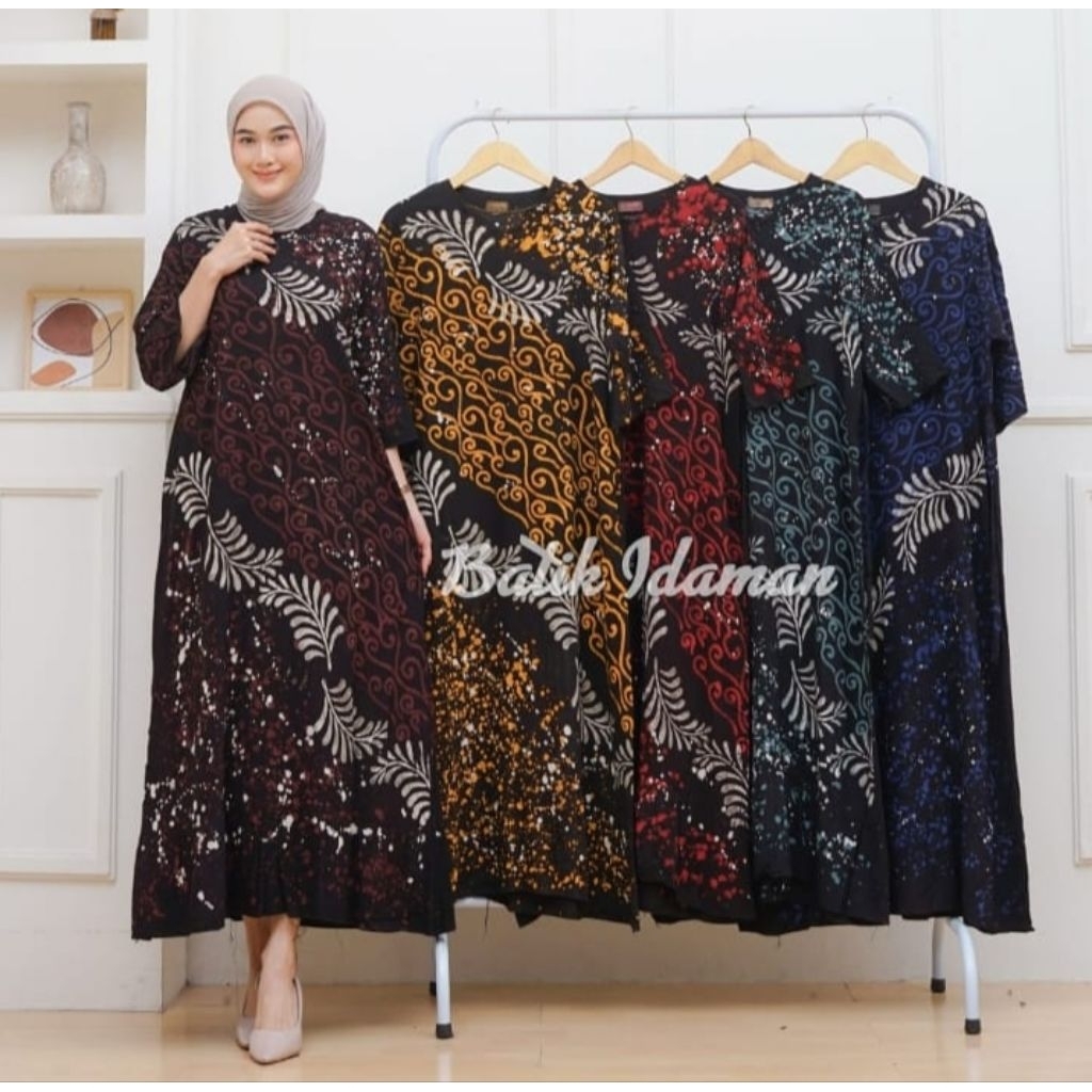 daster. maura idaman twil jumbo 7/8 busui