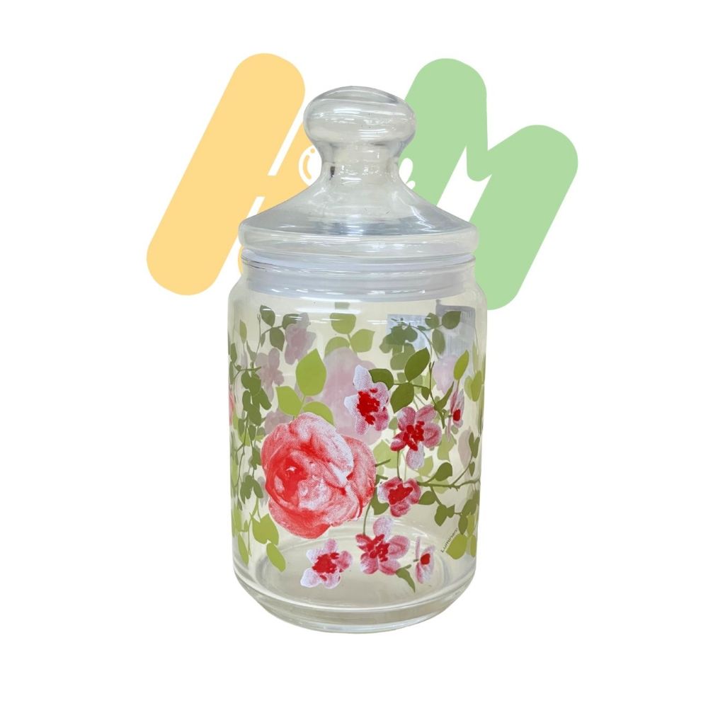 TOPLES KACA LUMINARC LUPIN 1 LITER / STOPLES MAKANAN KEDAP UDARA