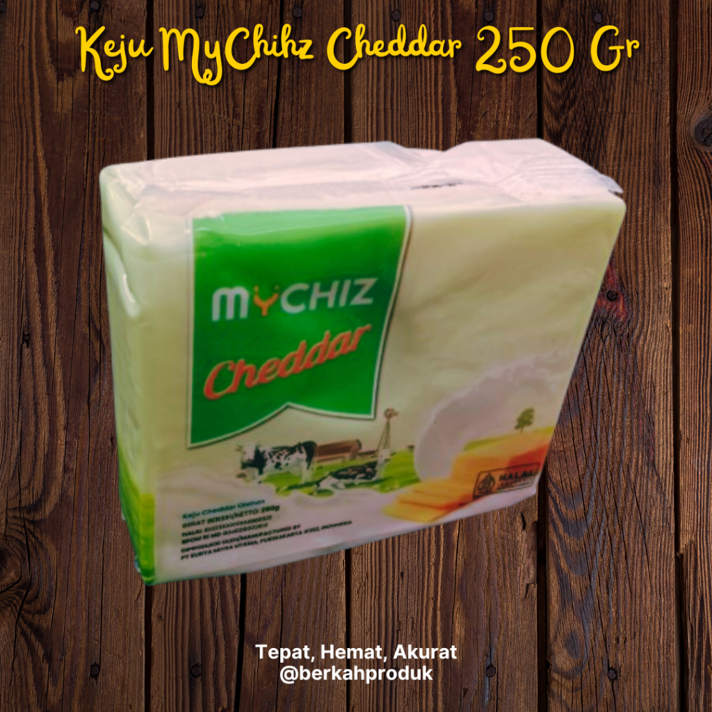 

Keju Cheddar MyChiz 250 Gram MyChiz Cheddar