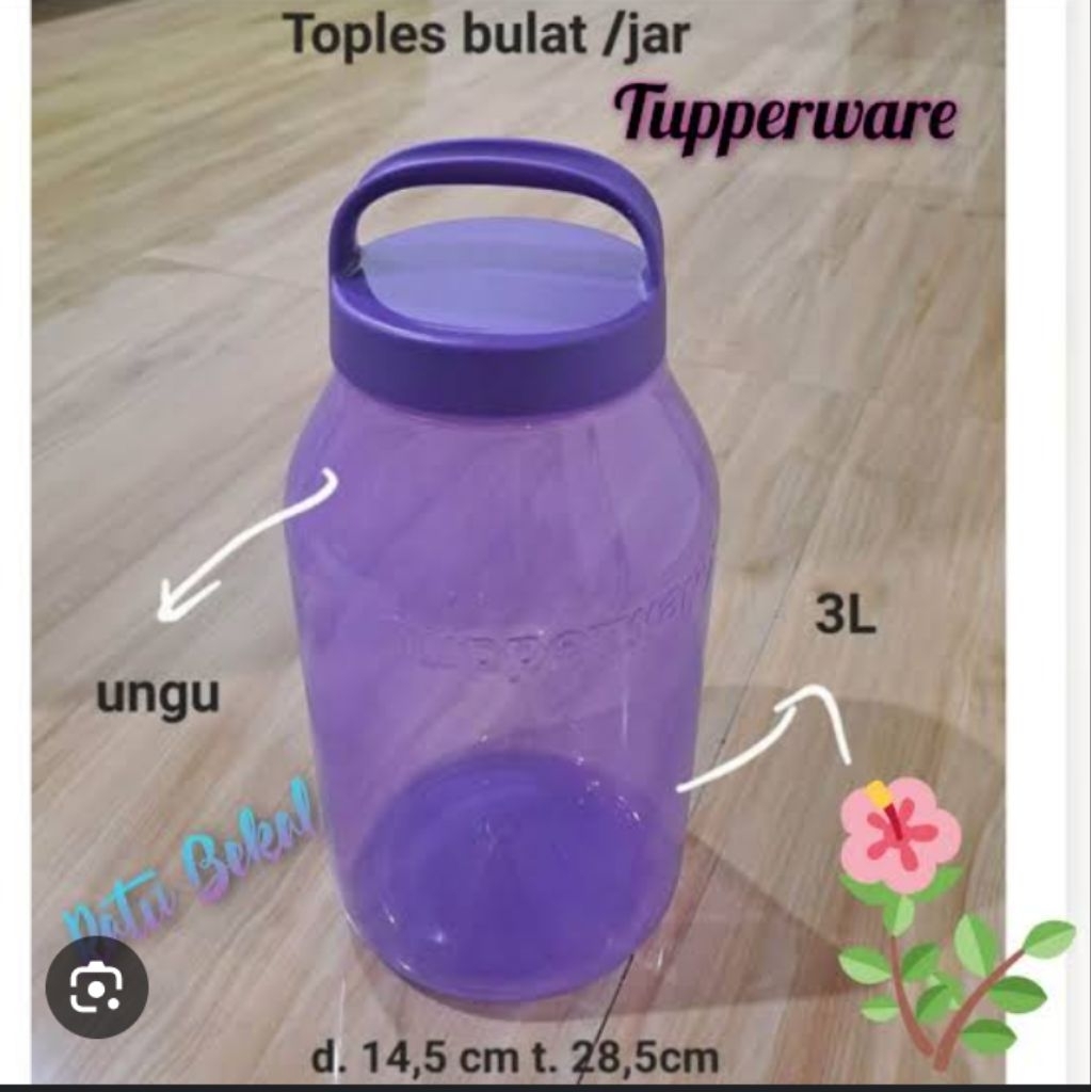 Unidversal jar 3L 1pc Tupperware Wadah es buah Multifungsi