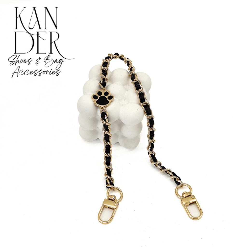 KANDER Iron Bag Chain 38cm Tali Tas Rantai Ulir Tali Rantai Premium Mewah Tali Gantungan Hp PULT03