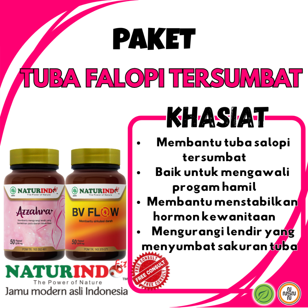 Obat Herbal Tuba Falopi Tersumbat Penyumbatan Saluran Tuba Falopi Non-Paten AZZAHRA BV-FLOW