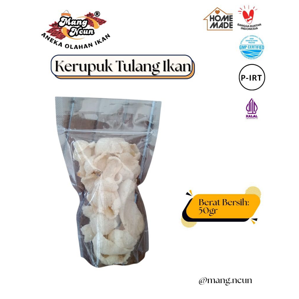 

KERUPUK TULANG IKAN LELE