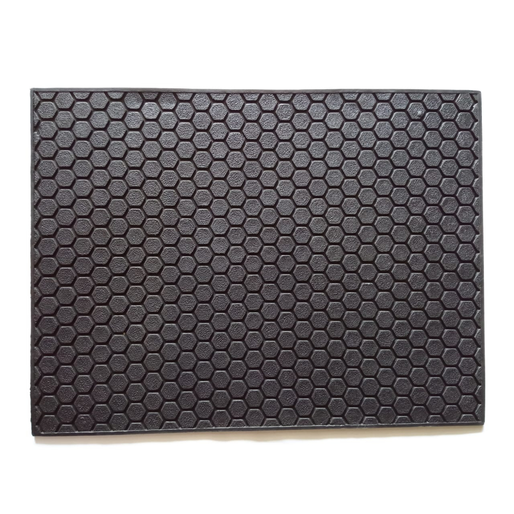 Keset Karet Motif Segienam/Keset Karet Antislip/Keset Ruangan