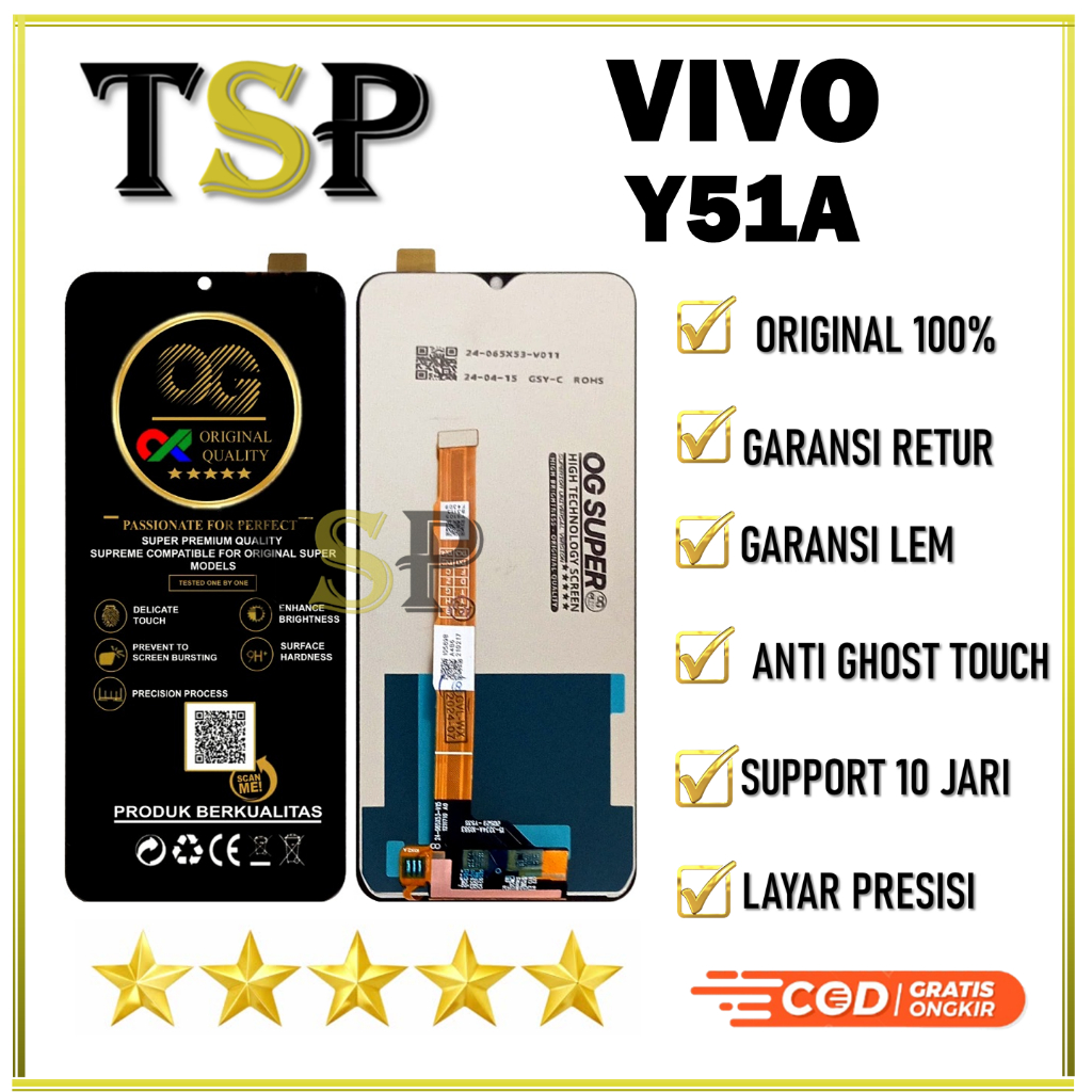 LCD TOUCHSCREEN VIVO Y51A ORIGINAL