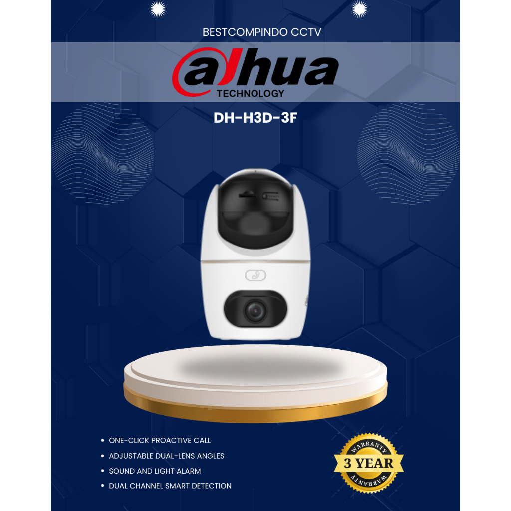 CAMERA DAHUA DH-H3D-3F | KAMERA DAHUA CCTV | CCTV KAMERA