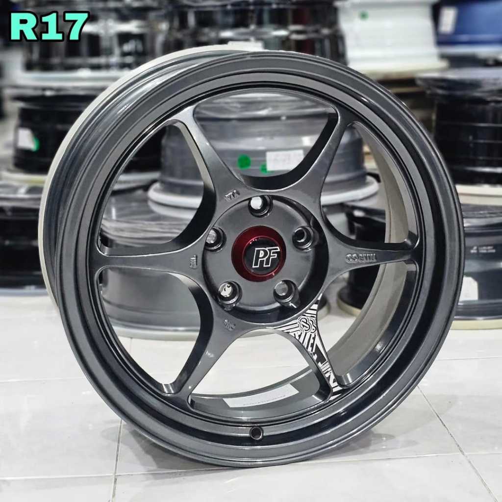 velg mobil ring 17 ENKEI PF06 FLOW FORMING LEBAR 8 ET 40 velg racing r17 Hrv civic terios Ertiga brv