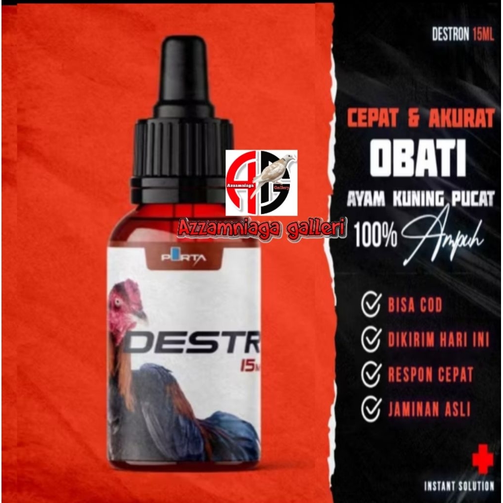 DESTRON OBAT AYAM SAKIT KUNING PORTAVET OBAT AYAM SAKIT DESTRON VITAMIN AYAM