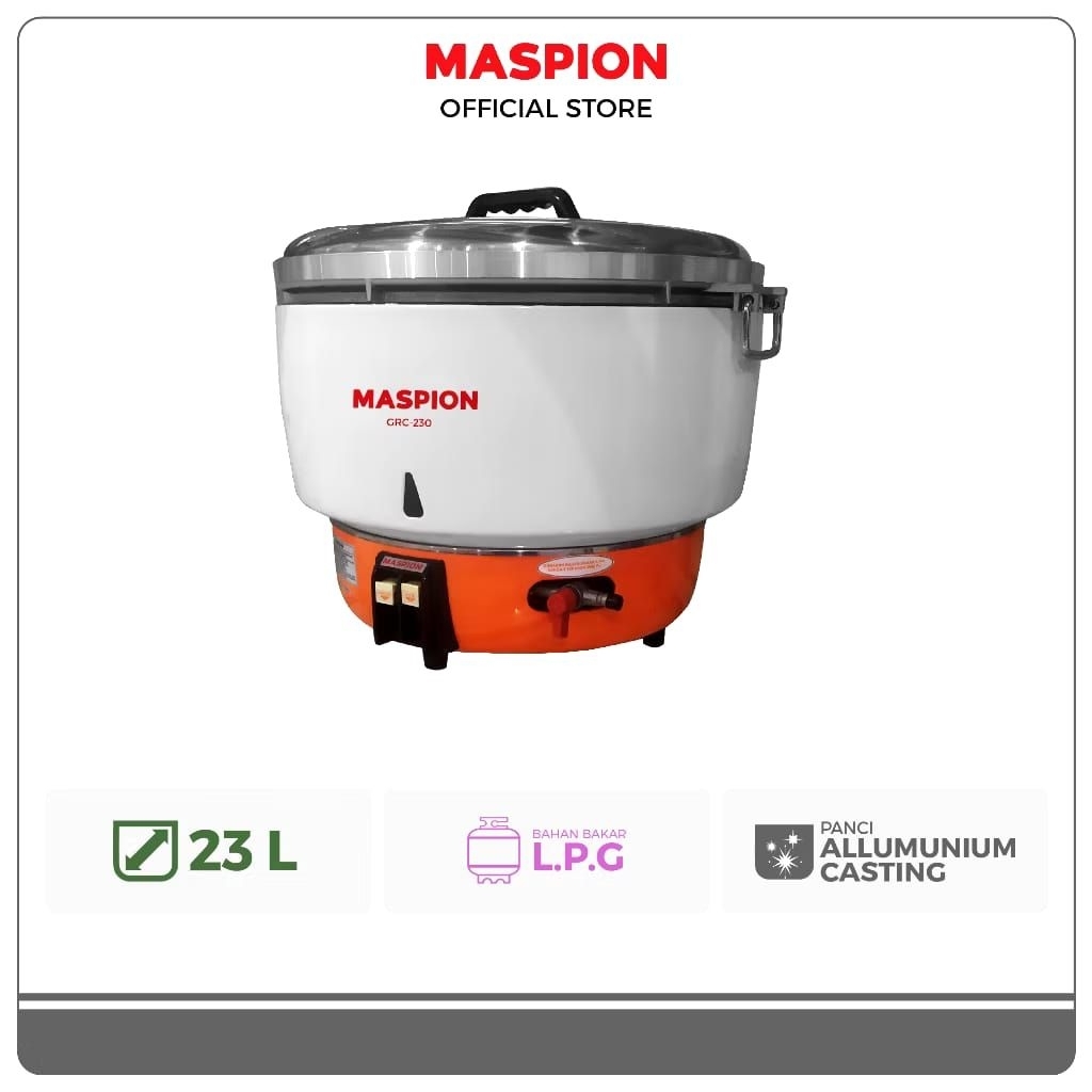 MASPION Gas Rice Cooker GRC-230 (23 Liter)