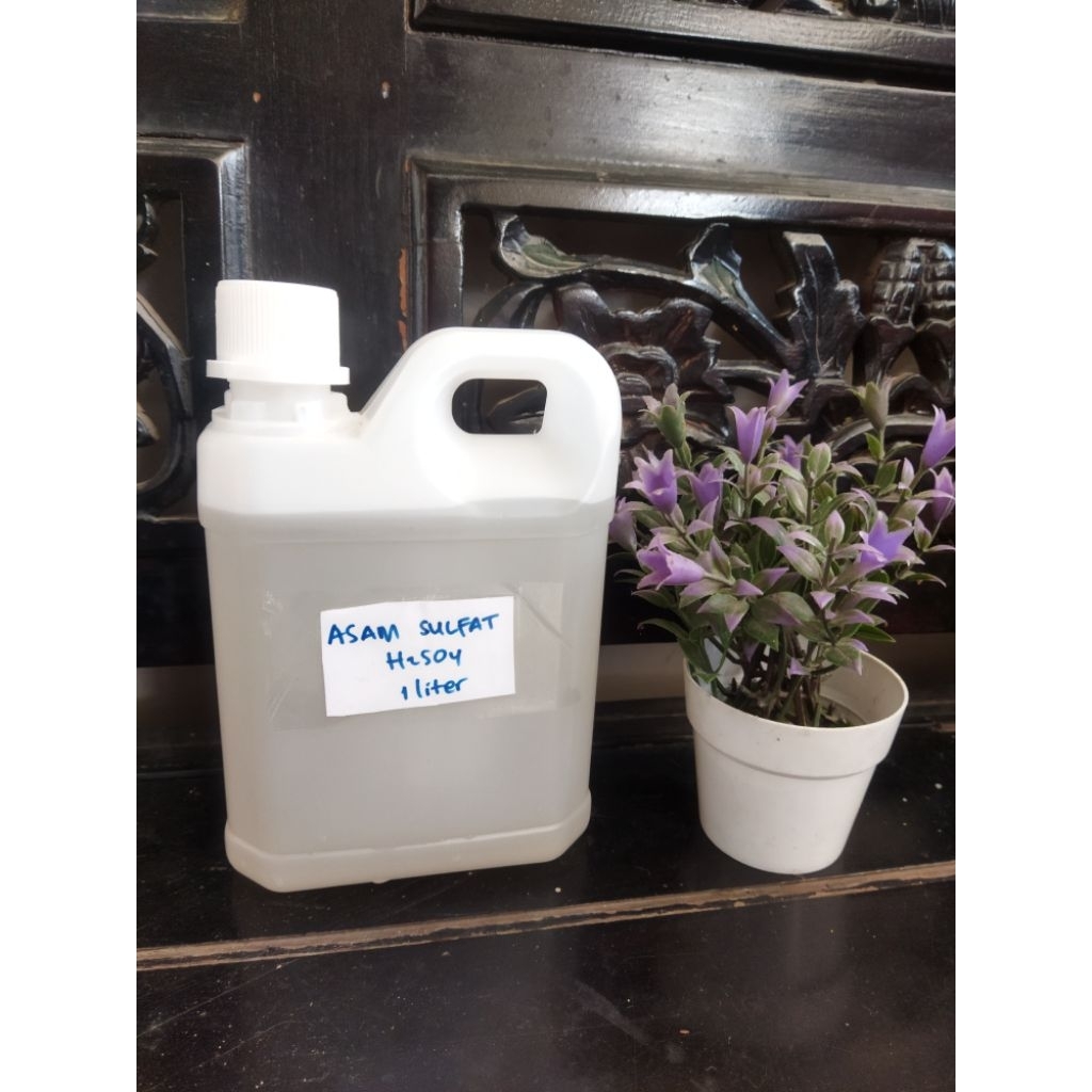 Asam Sulfat Teknis 98% H2SO4 1liter