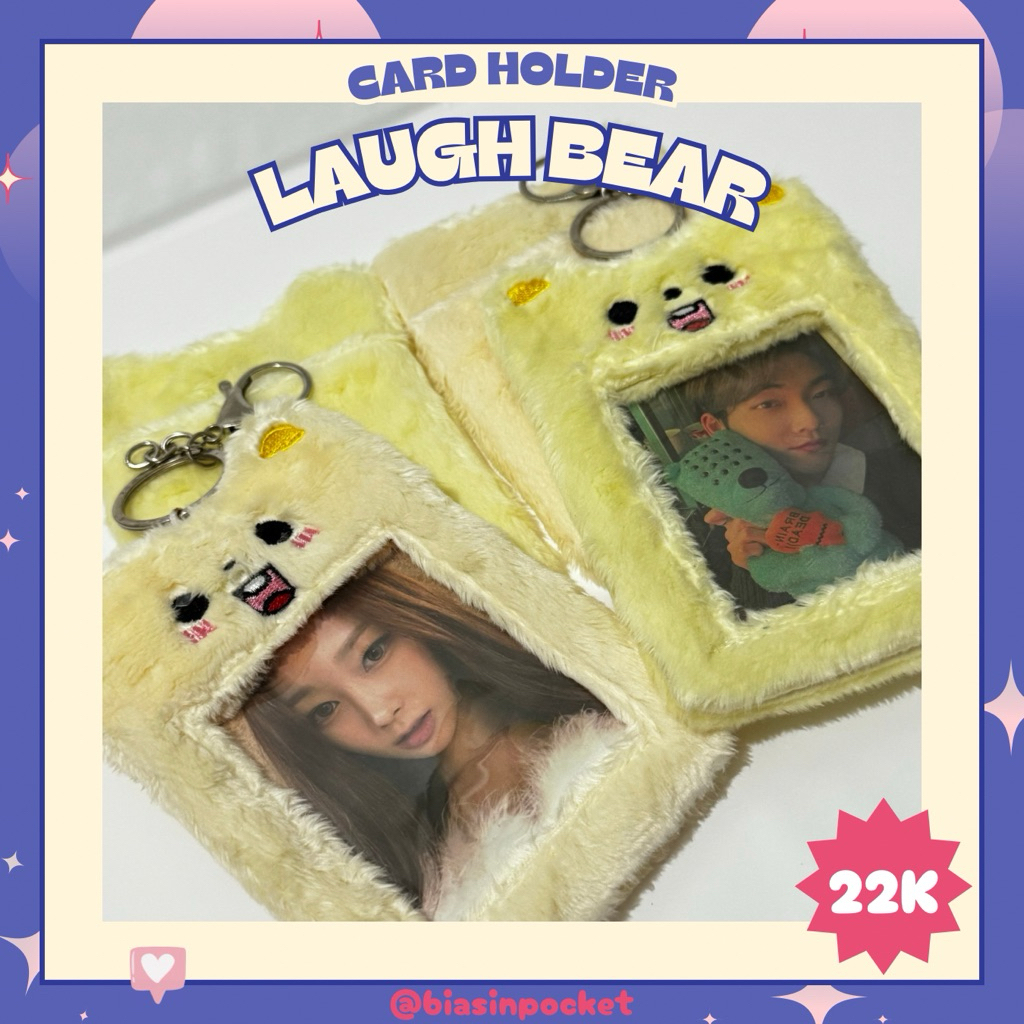 

CARD HOLDER CAHOL KONSER KPOP DISNEY SANRIO LAUGH BEAR