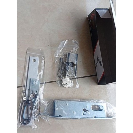 Kunci SLIDING / Kunci Pintu Geser Sliding Glatino Alumunium