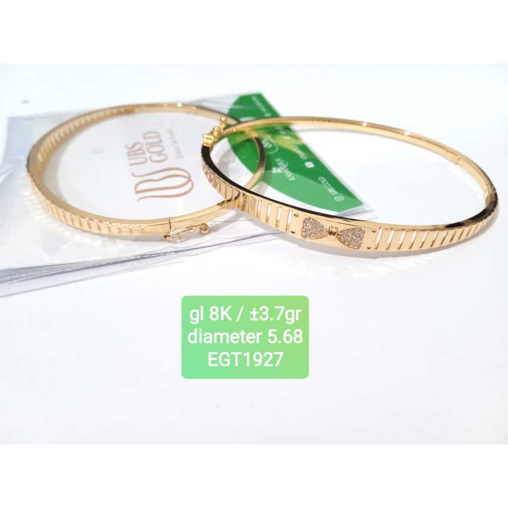 GELANG TANGAN EMAS UBS 8K 3,7 GRAM ORIGINAL UBS