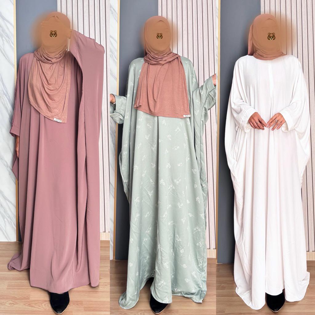 Abaya-Gamis Abaya Jumbo Tanpa Hijab Pashmina-Gamis Jumbo-Abaya Premium