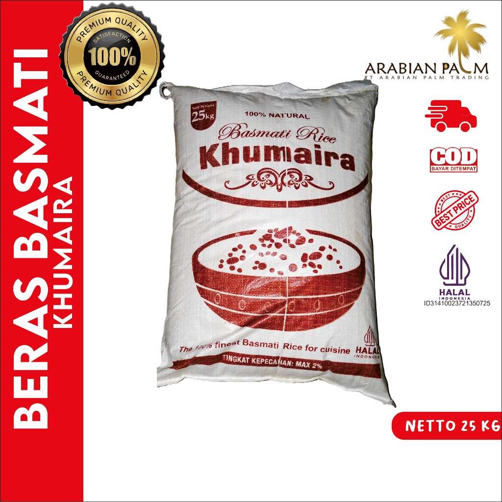 

beras basmati khumaira kemasan 25kg