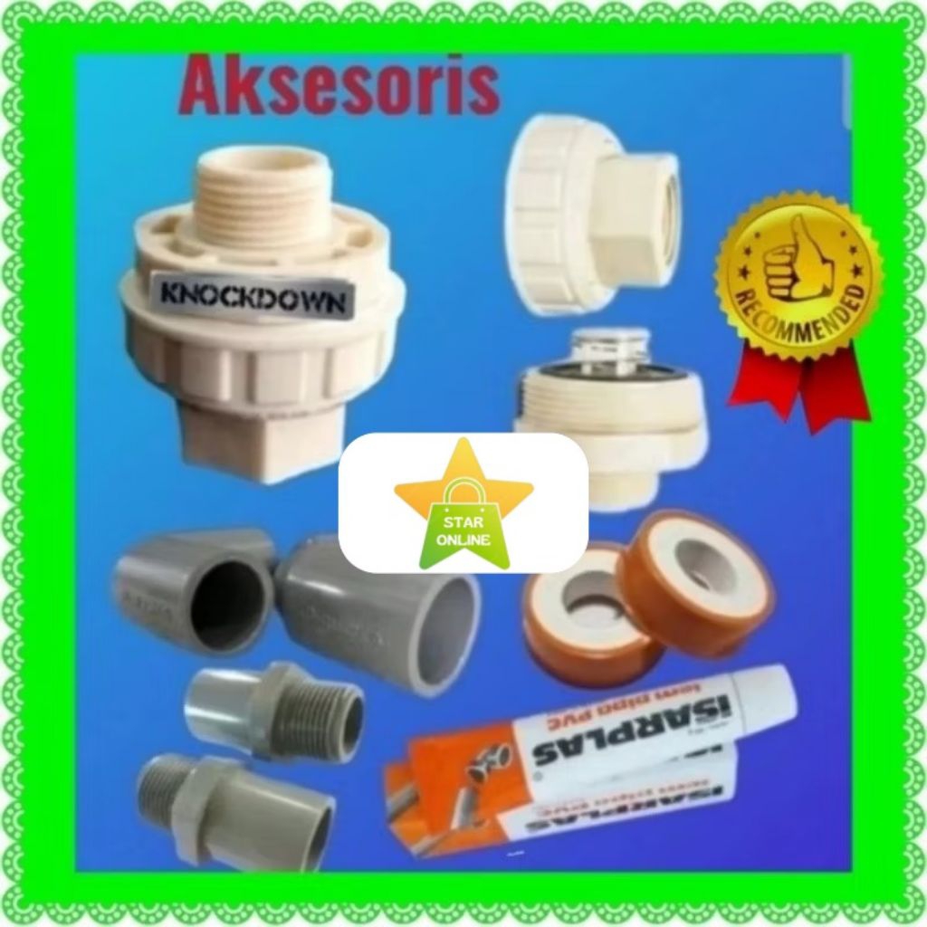 Klep up pompa air semi jet guchi 250 watt shimizu pump 100 bit