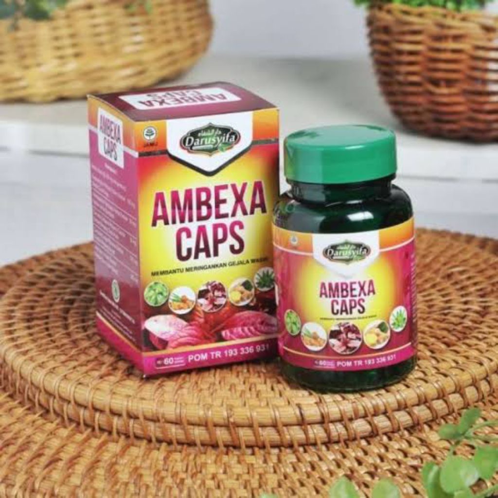 Ambexa Obat Ambeien Wasir Asli Original Ambexa Daun Ungu BPOM - 60 kapsul