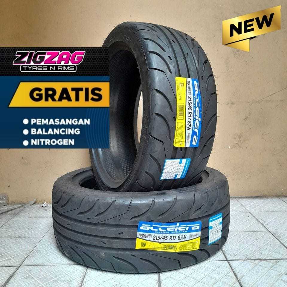 Ban Mobil 215/45/R17 Accelera Sport - Semi Slick 215 45 Ring 17 Baru