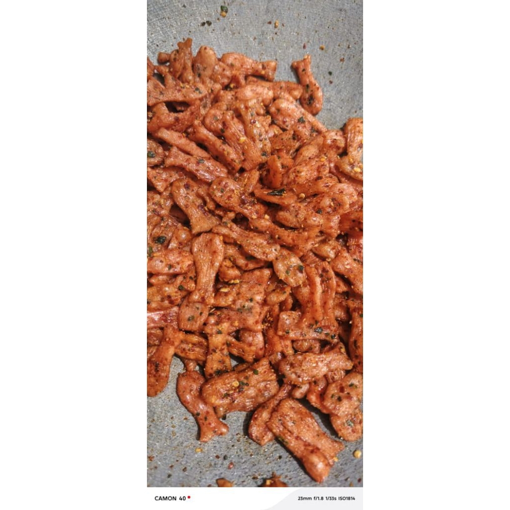 Kerupuk Ikan Bantat Pedas Daun Jeruk