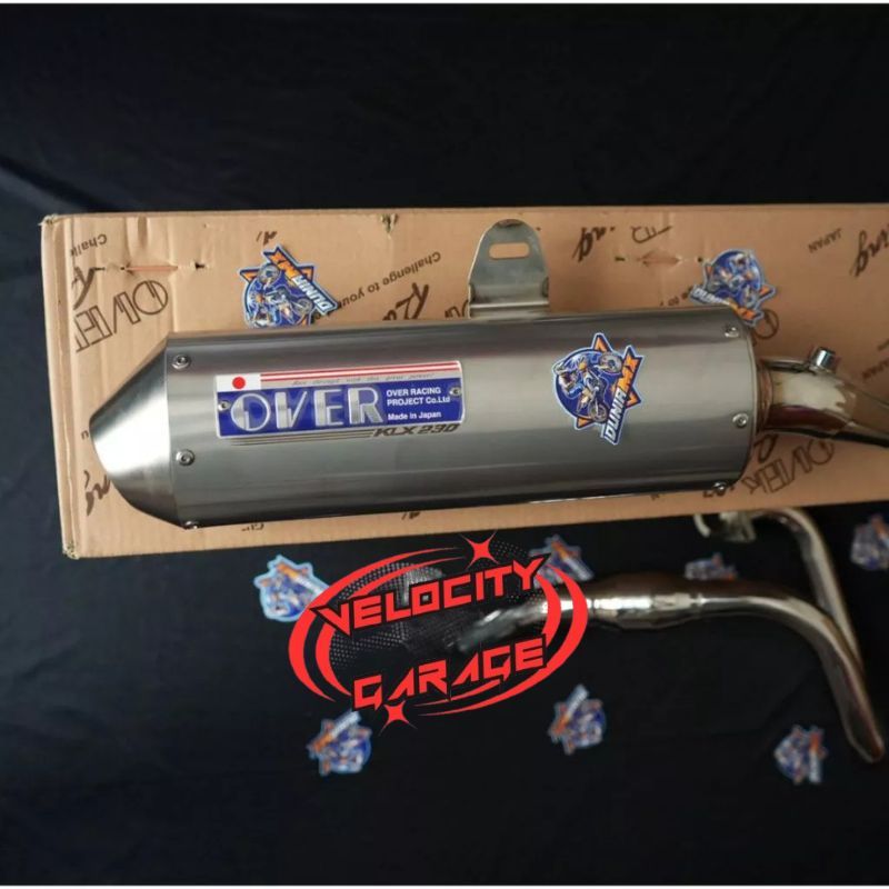 Knalpot OVER RACING Original Japan KLX 230