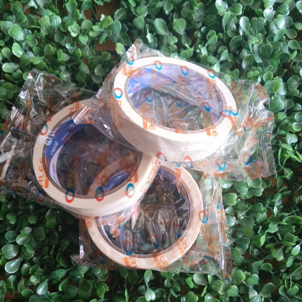 

Lakban Kertas Masking Tape Murah Merek Orlee 1 inchi 24mm × 21m 6Pcs