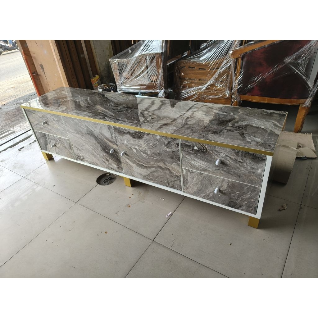 lemari tv diswar panjang hpl