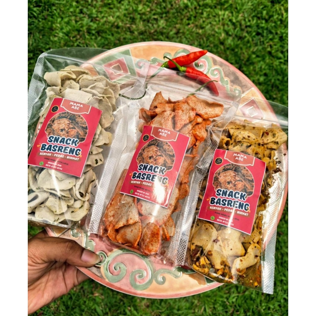 

Basreng Pedas daun jeruk 130gr nikmat