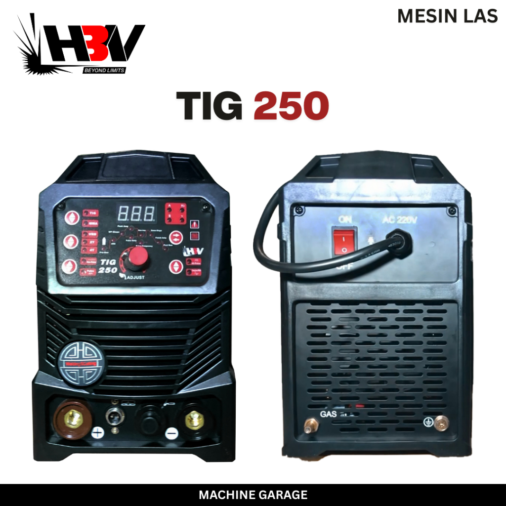 Mesin Las TIG 250 HBV Heavy Duty Welding Machine