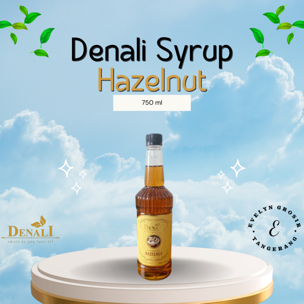 DENALI SYRUP HAZELNUT | SIRUP HAZELNUT 750ml - HAZELNUT SIRUP 750 MILI