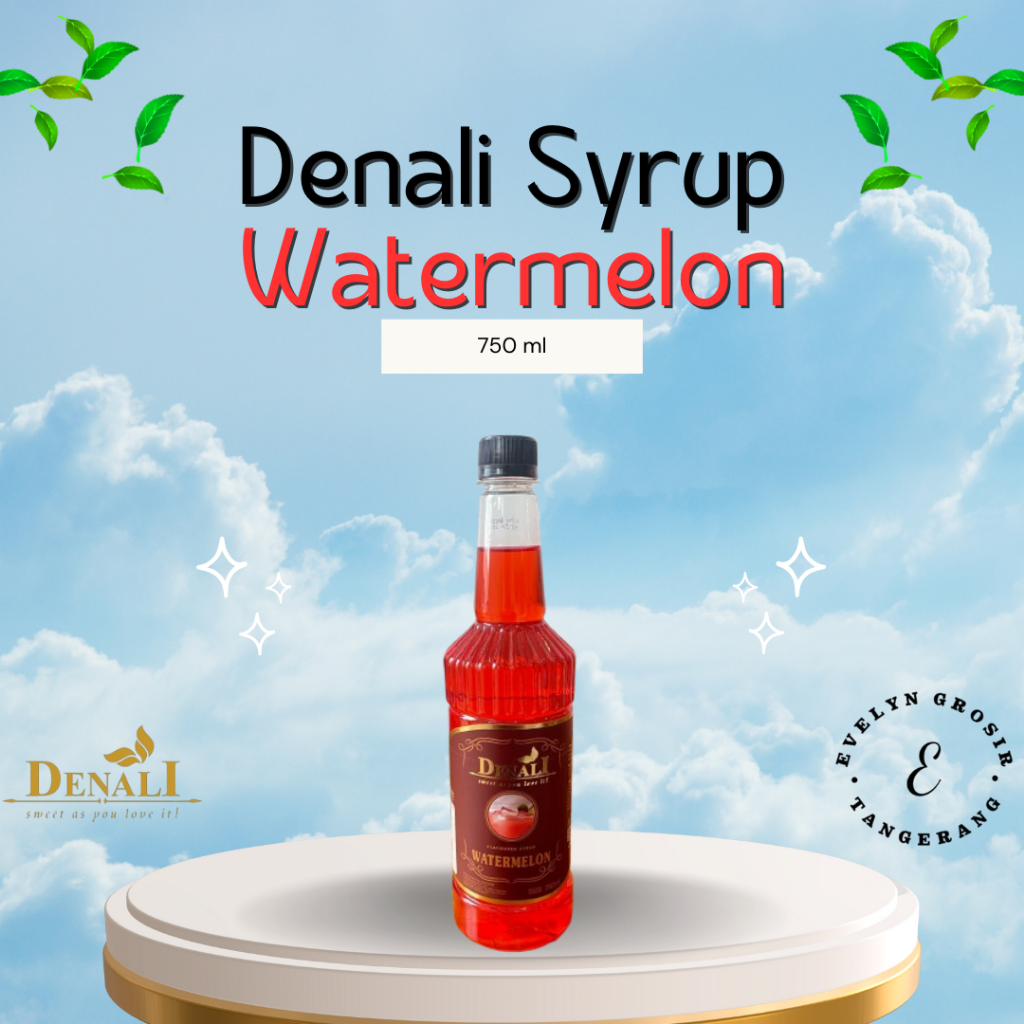 

DENALI SYRUP WATER MELON | SIRUP WATER MELON 750ml - WATER MELON SIRUP 750 MILI