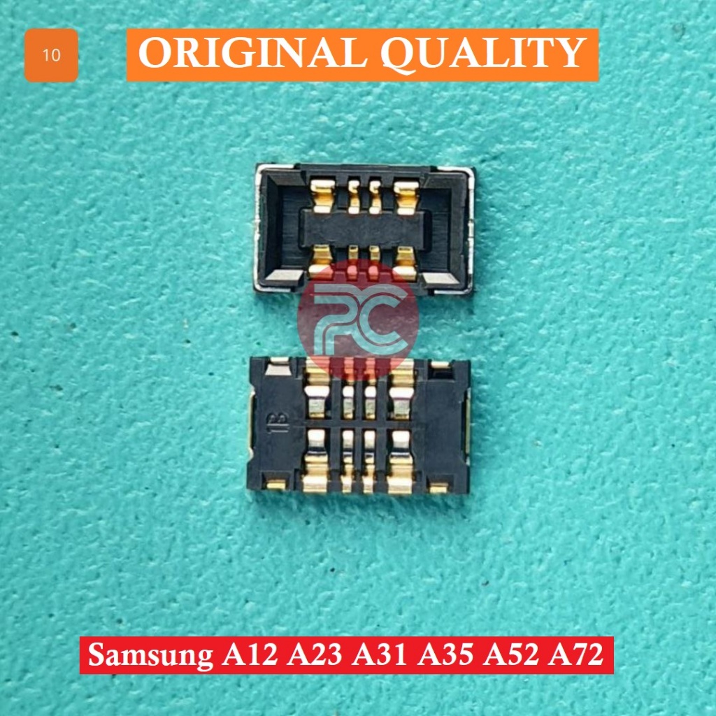Konektor Batt Samsung A12 A23 A31 A35 A52 A72 Original Connector Battery Di Mesin