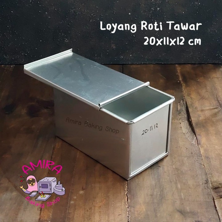 Loyang Roti Tawar 20x11x12 cm ( Bahan Aluminium 0,8 mm - 1 mm )