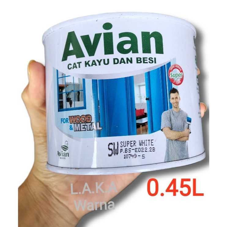 Cat Avian 1/2 Kg Cat Kayu dan Besi untuk Pintu dan Jendela